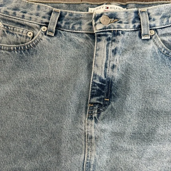 [TOMMY HILFIGER] A-line denim skirt - Picture 4 of 5